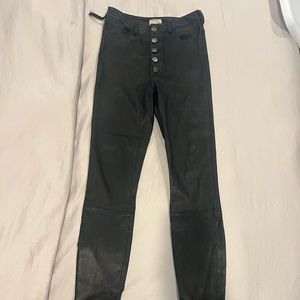 Leather Alice and Olivia Pants - Size 0
